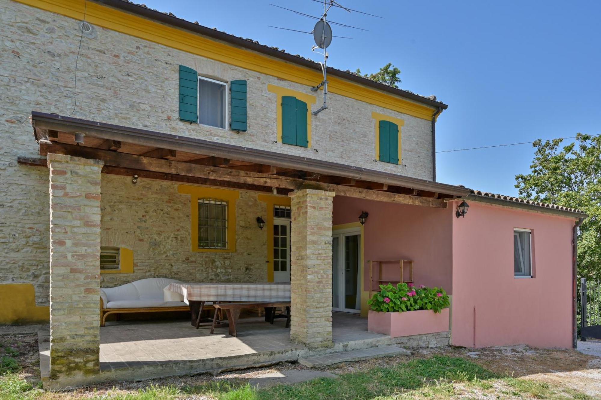 Casale San Teodoro - Mondaino Rn Villa Eksteriør billede